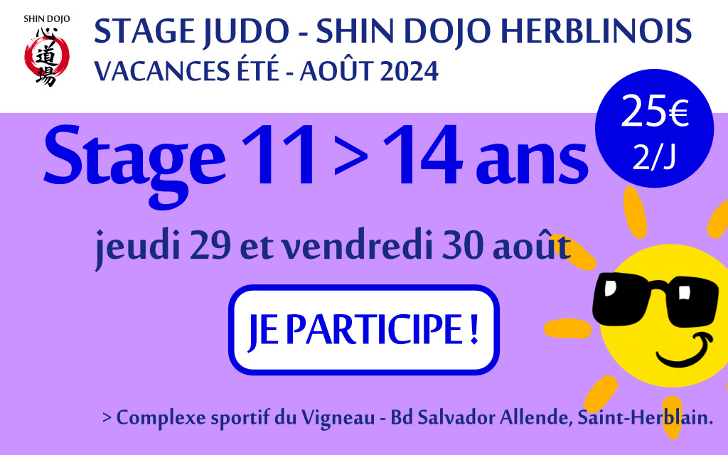 shindojo 2022 stage avril 11 - 14 ans